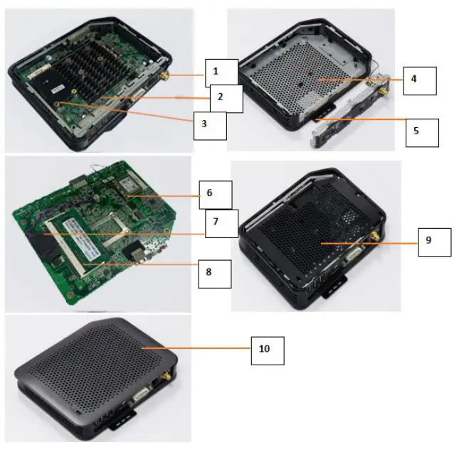 ALTOS T420 Thin Client - components