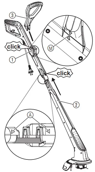 GARDENA SmallCut 300-23 Rasen Trimmer - assemble