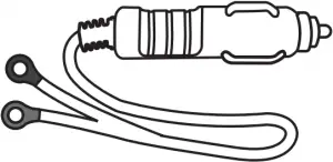 Cigarette lighter connector for applications under 175 Watts