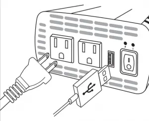 Plug in your AC USB devices