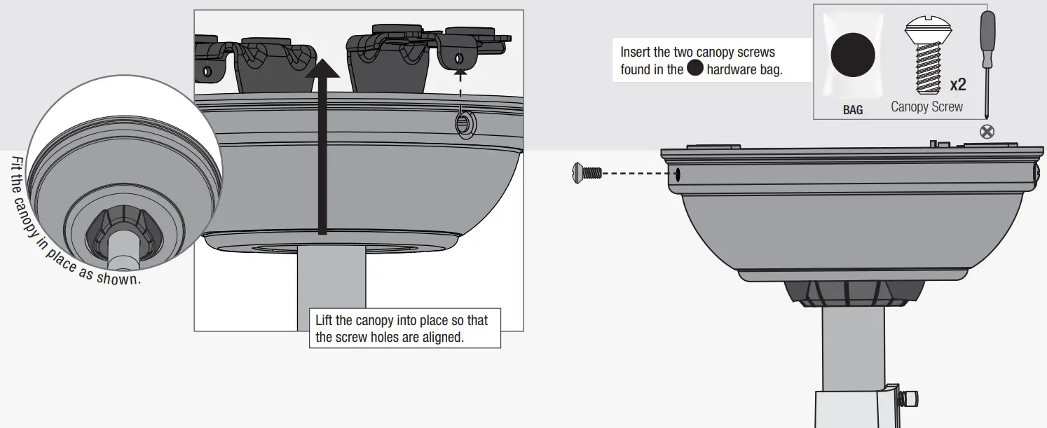 Hunter Hollister Ceiling Fan - Installation36