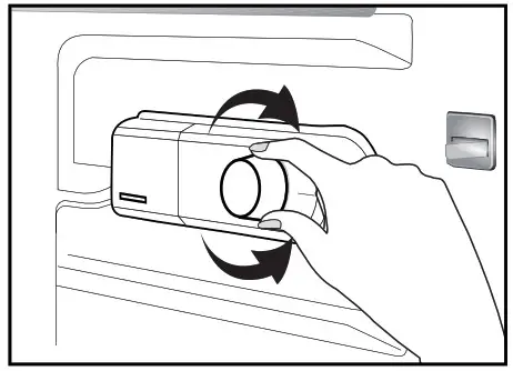 beko Refrigerator RDSA180K20W-- Thermostat setting button