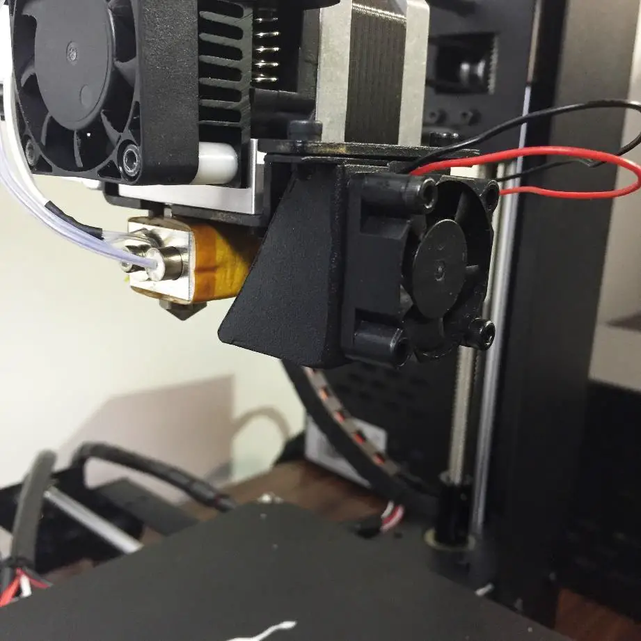 Install cooling fan duct