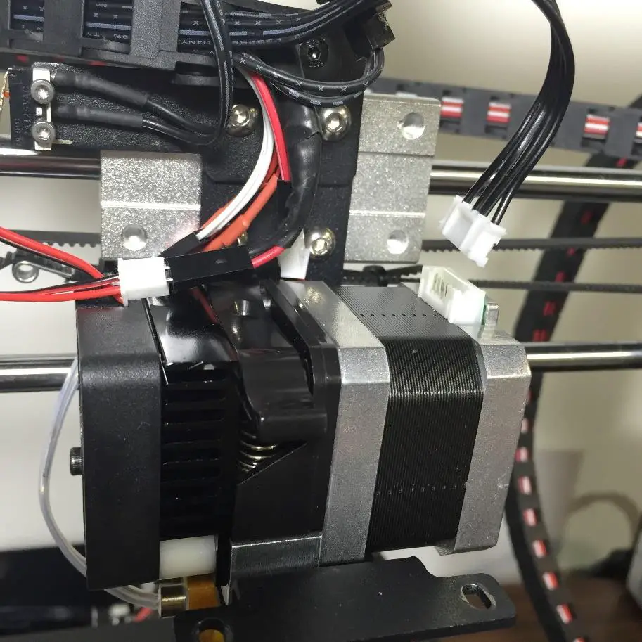 Unplug Stepper motor connector