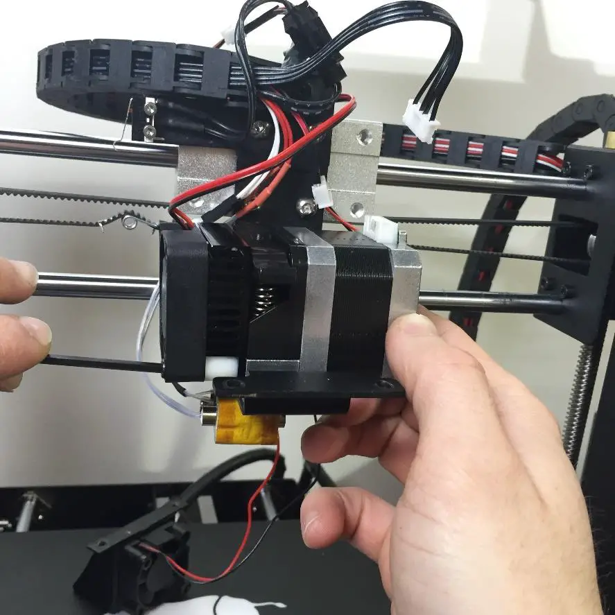 Unscrew and remove fan