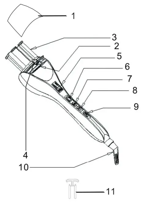 BLAUPUNKT HSA701WH Hair Curler -figure 2