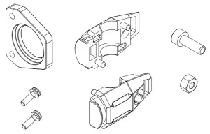 OMRON E39-L261 Flexible Mounting Bracket for Photoelectric Sensor - Contents