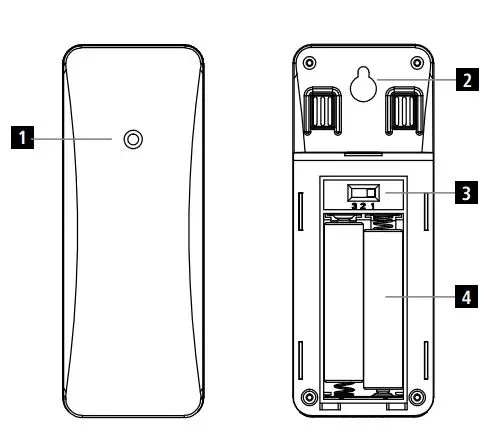hama 186419 Outdoor Sensor TS38G Instruction Manual - Product Overview