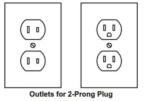 BAUER 56367 20mm Long-Throw Random Orbit-Two Prong Plugs