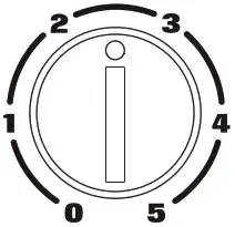 Nelo 48L White Bar Fridge 744046 - Temperature Setting