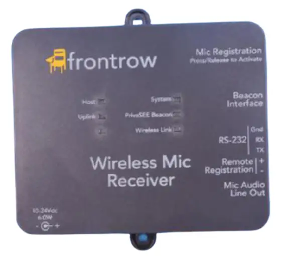 FRONTROW 2000 00061 AP Base Station Wireless Mic Receiver-