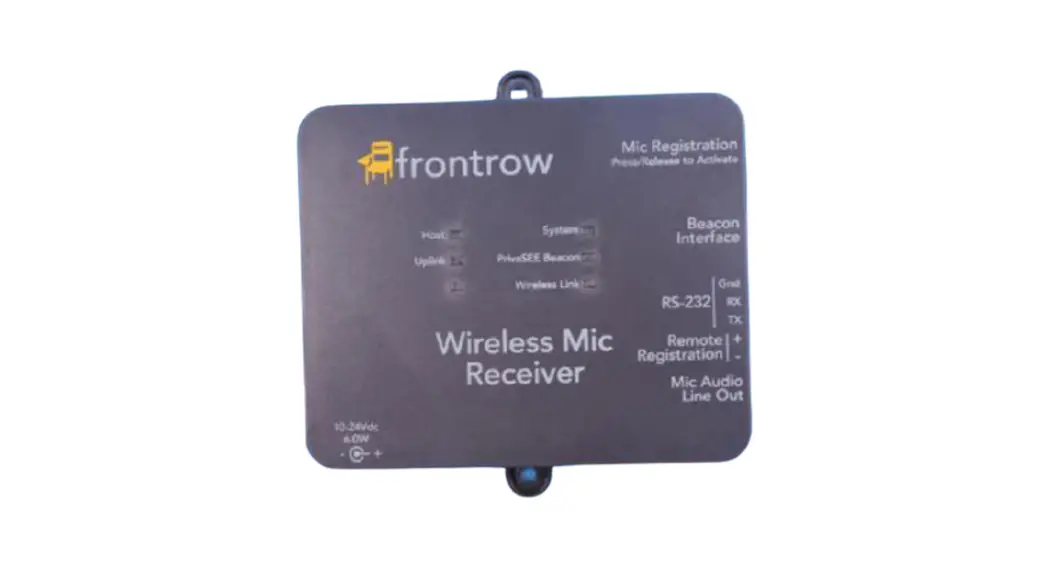 Frontrow 2000-00061 Ap Base Station Wireless Mic Receiver User Guide
