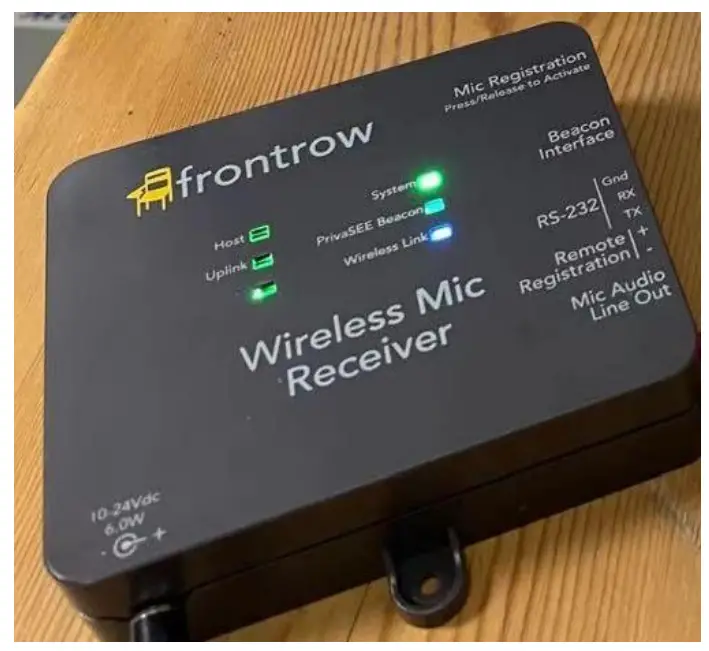 FRONTROW 2000 00061 AP Base Station Wireless Mic Receiver-Power