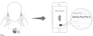 earfun TW303R Free Pro 2 ANC Wireless Earbuds - pairing 3
