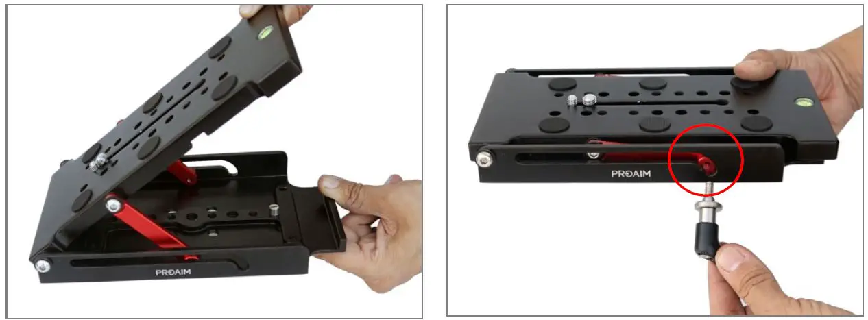 PROAIM P-MWP-B Big Multi-Angle Levelling Wedge Plate fig-2