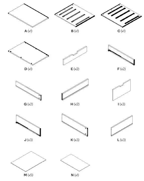 ovela OVALICEFCWA Alice Filing Cabinet FIG 2
