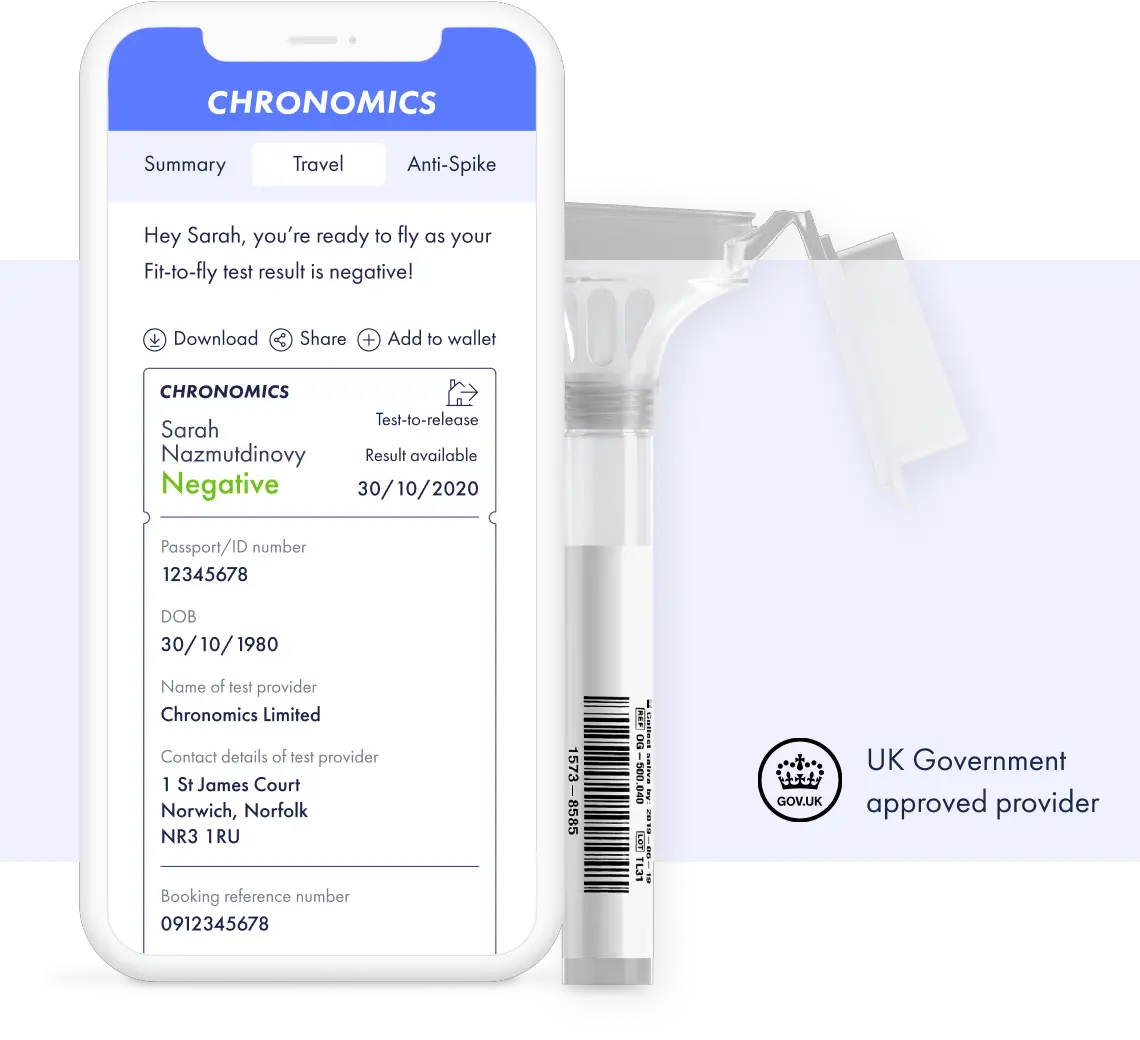 CHRONOMICS Rapid SARS-COV-2 Antigen Test