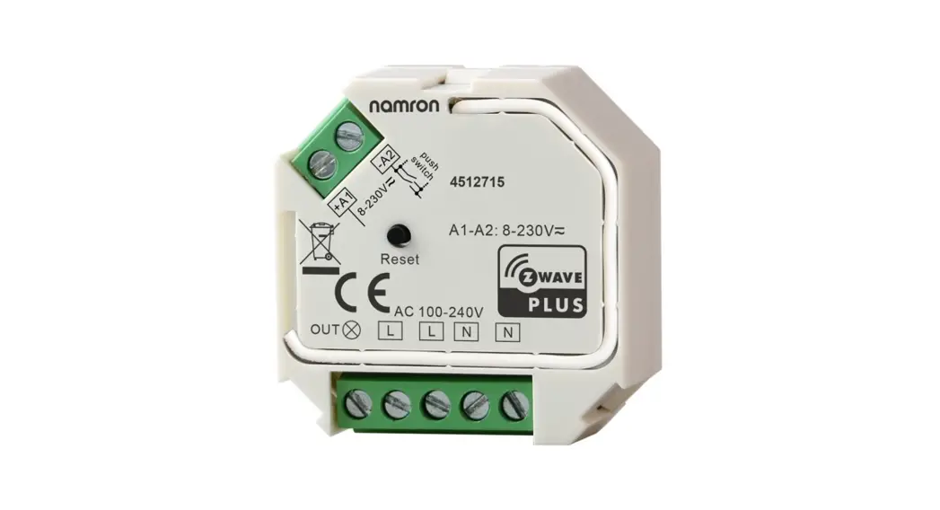Namron 4512746 Z-wave Switch 16a Instruction Manual Namron 4512746 Z-wave Switch 16a Instruction Manual