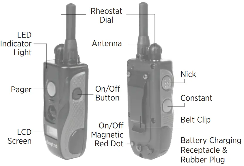 dogtra ARC Handsfree Kit Dog Training E Collar with Handsfree - ARC HANDSFREE TRANSMITTER