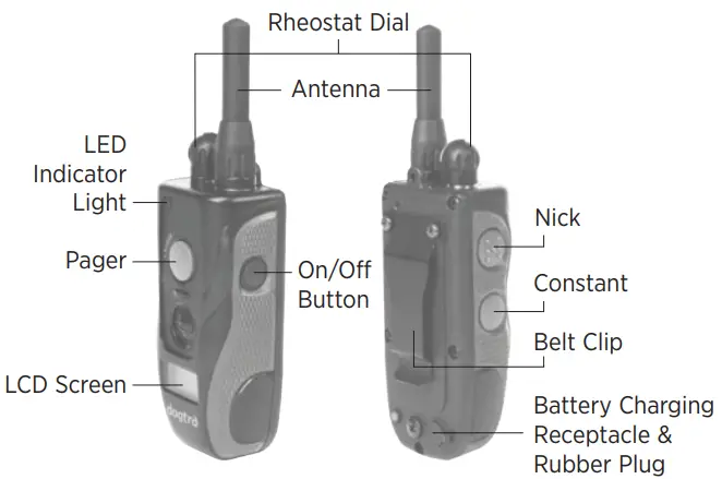 dogtra ARC Handsfree Kit Dog Training E Collar with Handsfree - Rheostat Dial