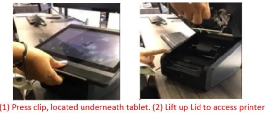 RHINO M10p Tablet with Printer - printer