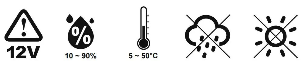 ESX D66SP Digital Full HD Audio 6-Channel Signal Processor Owner's Manual - Temperature