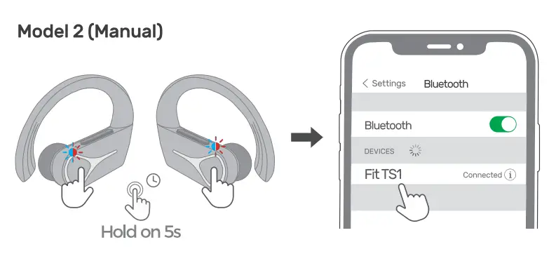 MSTHOO GEBH592AB True Wireless Earbuds - power 3