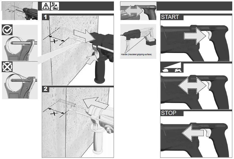 milwaukee M18 CHD D-Handle Rotary Hammer 6