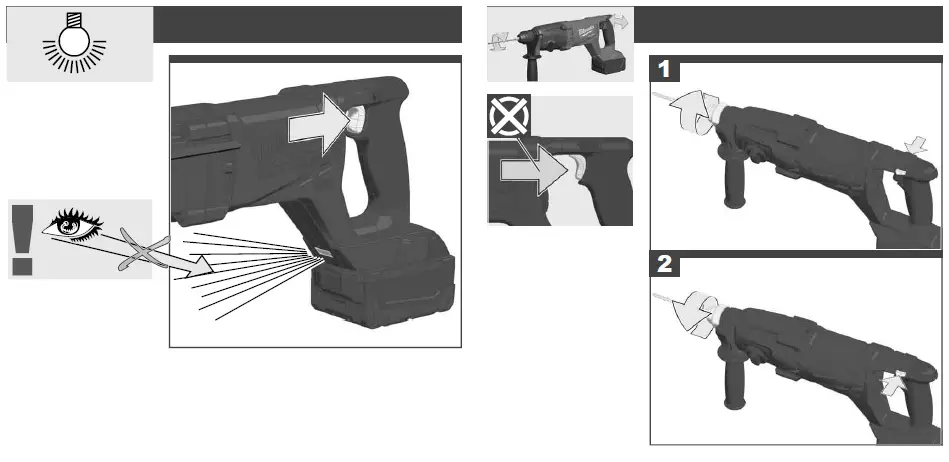 milwaukee M18 CHD D-Handle Rotary Hammer 7