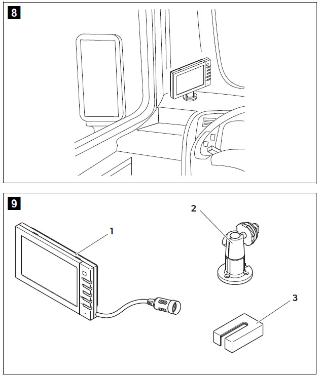 DOMETIC M55L AHD PerfectView AHD Monitor 3 Camera-3