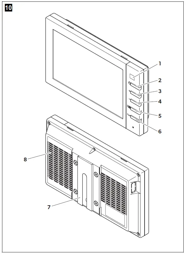 DOMETIC M55L AHD PerfectView AHD Monitor 3 Camera-4