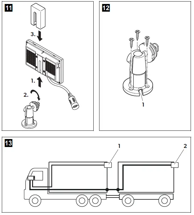 DOMETIC M55L AHD PerfectView AHD Monitor 3 Camera-5