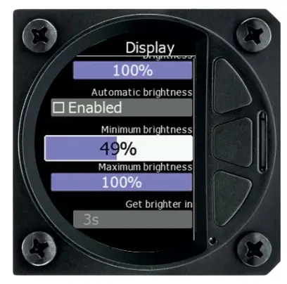 lxnav LX G meter Standalone Digital G Meter with Built In Flight Recorder - Checkbox List
