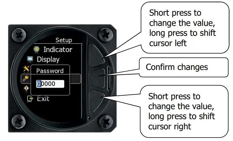 lxnav LX G meter Standalone Digital G Meter with Built In Flight Recorder - Push Button 1
