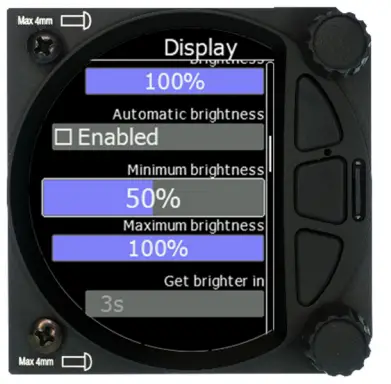 lxnav LX G meter Standalone Digital G Meter with Built In Flight Recorder - Slider Selector