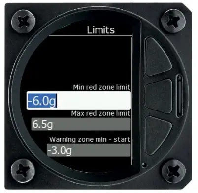 lxnav LX G meter Standalone Digital G Meter with Built In Flight Recorder - changes