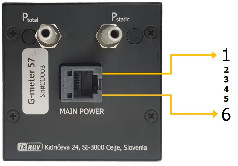 lxnav LX G meter Standalone Digital G Meter with Built In Flight Recorder - static ports