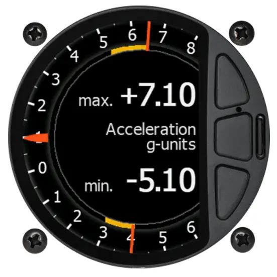 lxnav LX G meter Standalone Digital G Meter with Built In Flight Recorder