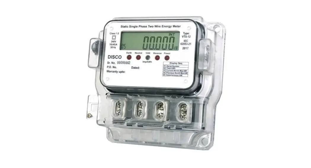 Hypro Wm1-6 Single Phase Electric Energy Meter User Manual Hypro Wm1-6 Single Phase Electric Energy Meter User Manual