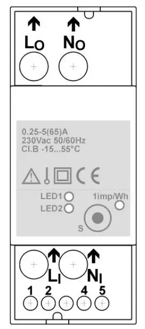 HYPRO WM1 6 Single Phase Electric Energy Meter - remote controlled