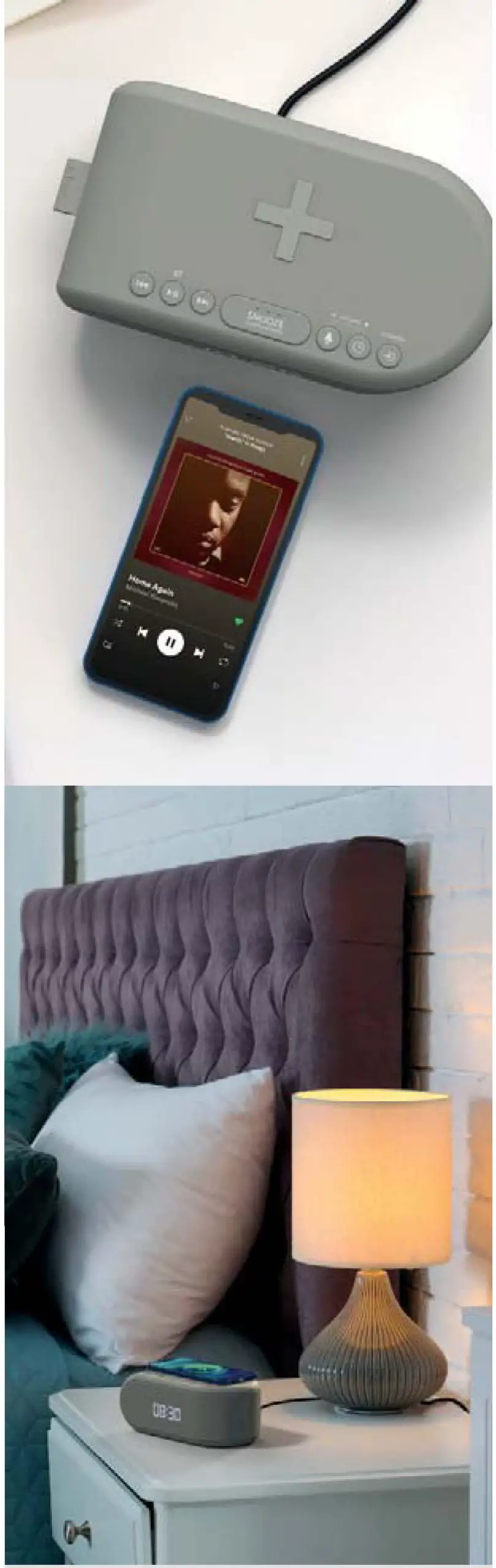 i-box-Awake-Bedside-Radio-Alarm-Clock-with-Stereo-Bluetooth-Speaker-fig-1