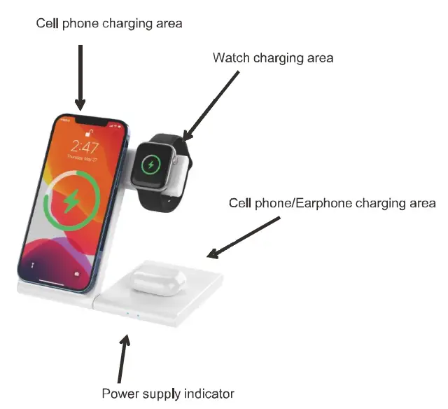 Dongguanshi Weizhichuang Technology WZC-B16 Fast Wireless Charger - power adapter