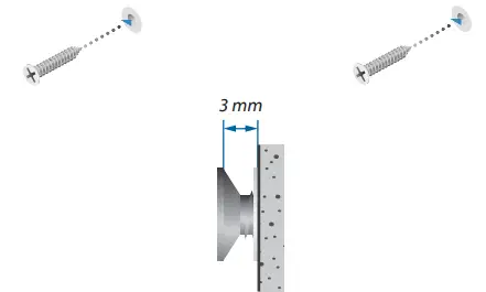 UBIQUITI Enterprise Gateway Router with Gigabit Ethernet Package Contets screw head and the wall