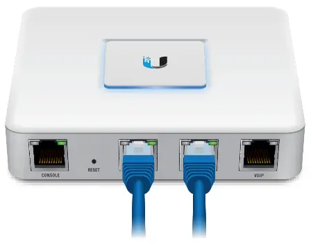 UBIQUITI Enterprise Gateway Router with Gigabit Ethernet successfully adopted