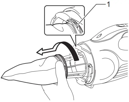 makita DC181F Cordles Clener - Fig 6