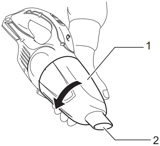 makita DCL181F Cordless Cleaner - Normal Filtar 2
