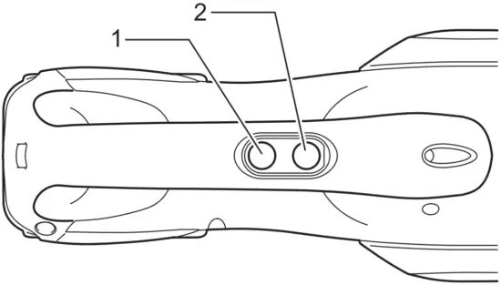 makita DCL181F Cordless Cleaner - Switch Action