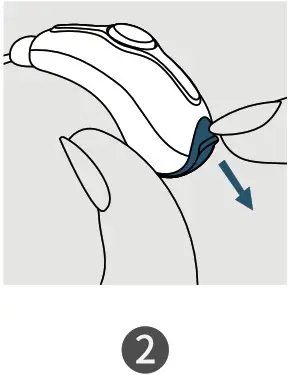 Shenzhen Eartech DION RIC Behind The Ear Hearing Aid - Using guide 2