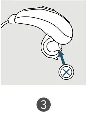 Shenzhen Eartech DION RIC Behind The Ear Hearing Aid - Using guide 3