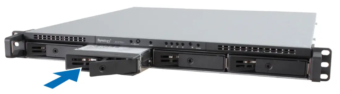 Synology RackStation -drive bay